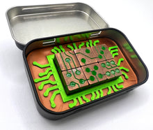 Load image into Gallery viewer, Green &amp;  Copper | Metal Circuit Dice | 6-Piece Set
